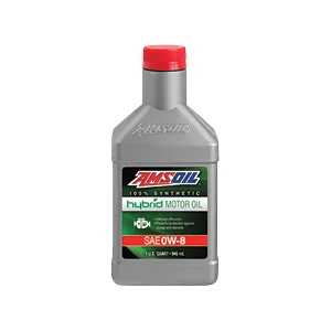 AMSOIL 0W-8 100% SYNTHETIC HYBRID MOTOR OIL Product code : HE08QT-EA
