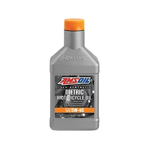 AMSOIL 5W-40 100% SYNTHETIC METRIC MOTORCYCLE OIL Product code : MMFQT-EA