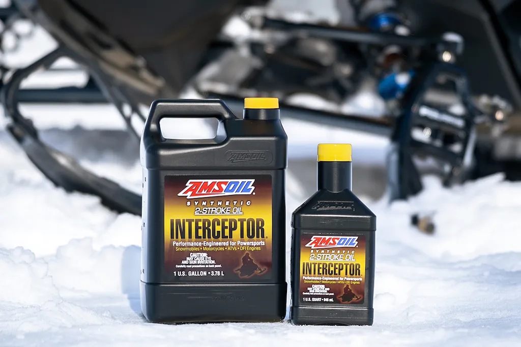 AMSOIL Interceptor 2 synthetic stroke oil Polaris Assault