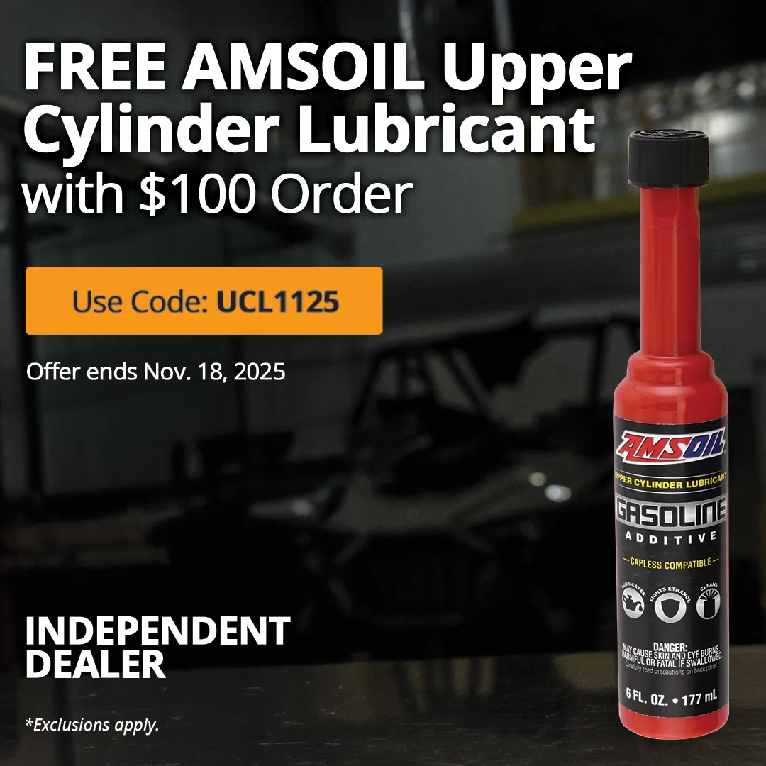 AMSOIL Promotion – FREE BOTTLE OF UPPER CYLINDER LUBRICANT