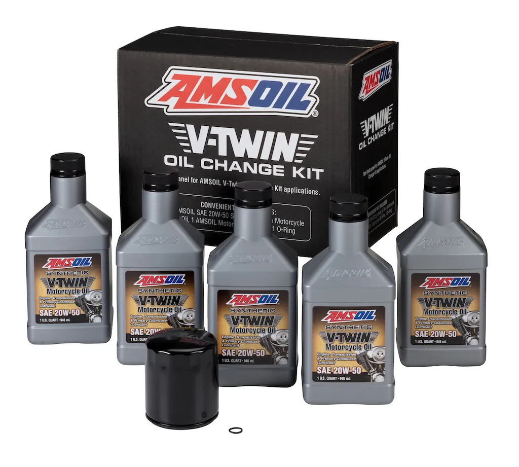 1 Amsoil V-Twin Oil Change Kit - HDMB - National Synthetics