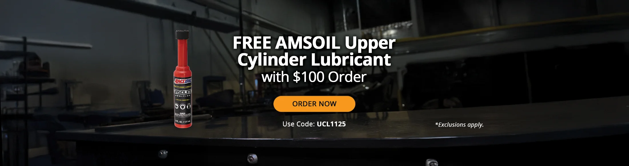 FREE BOTTLE OF UPPER CYLINDER LUBRICANT - AMSOIL Promotion