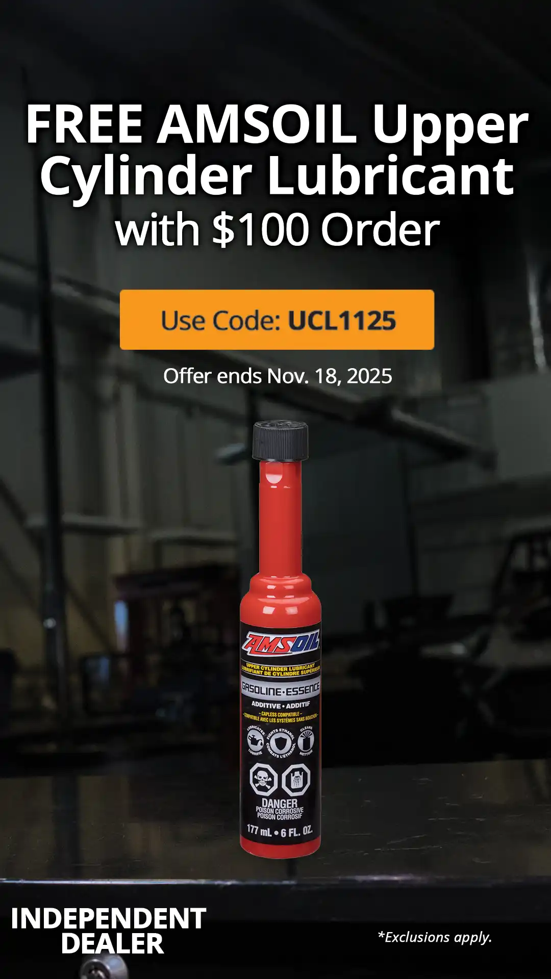 AMSOIL Premium Synthetic Lubricants